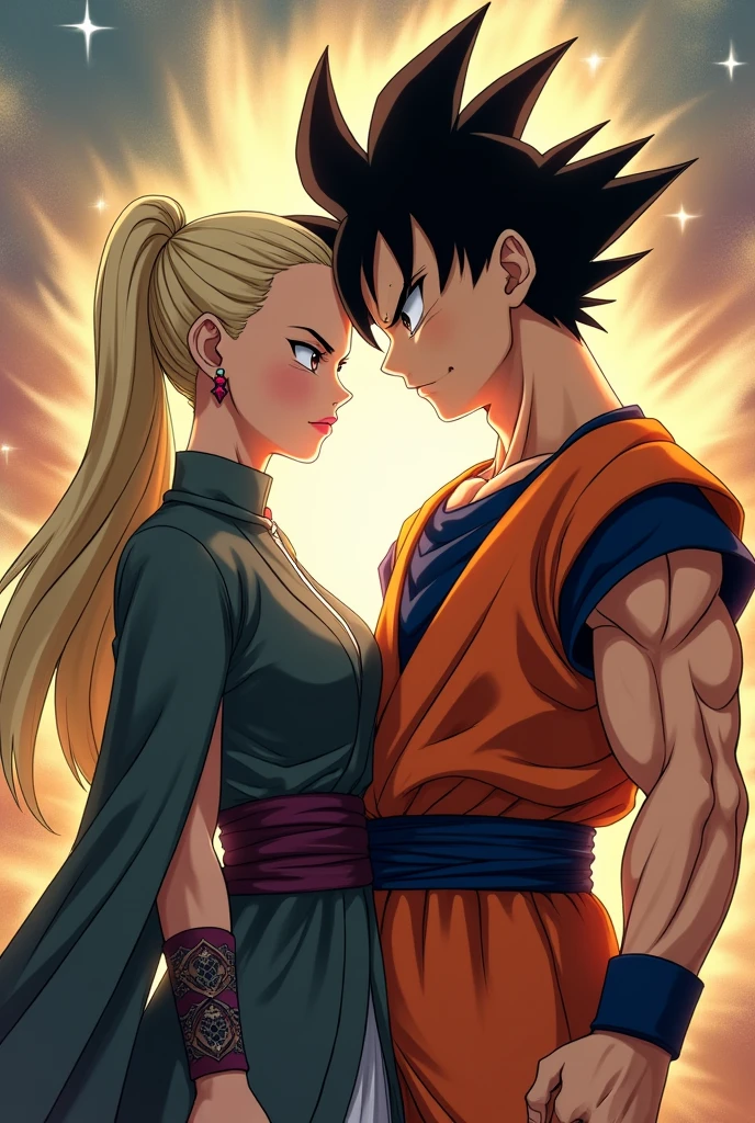 Tsunade Senju(Naruto Shippuden) Couples,son goku(dragon ball Z)