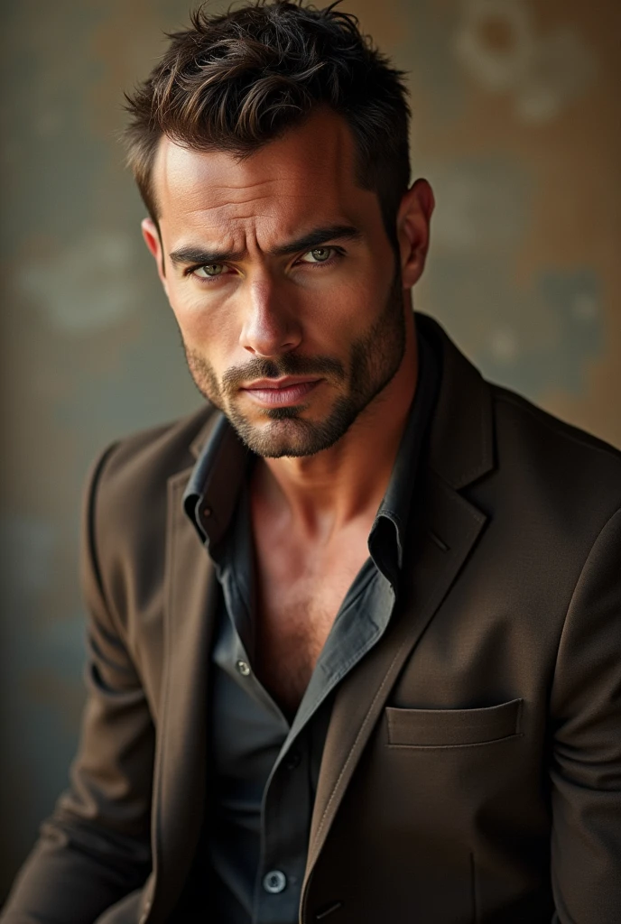 Macho handsome man