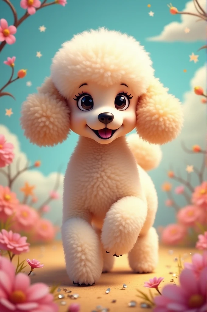 Make your toy poodle look like Disney