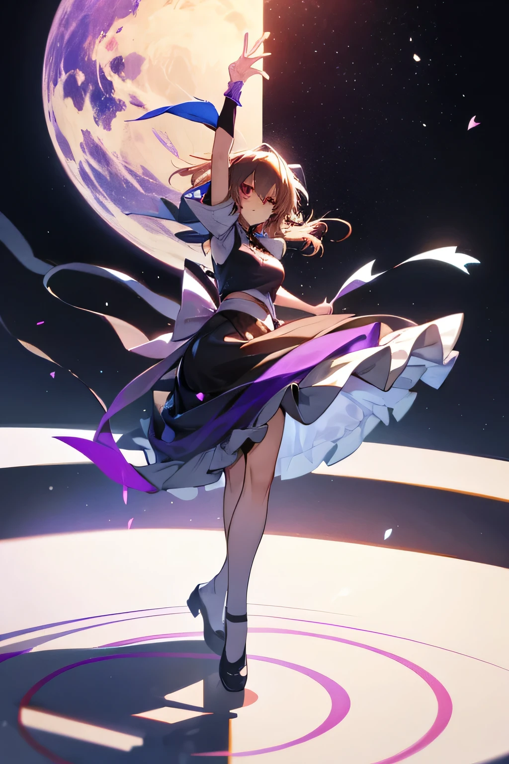 Marisa from Touhou Project wearing a dancer's outfit