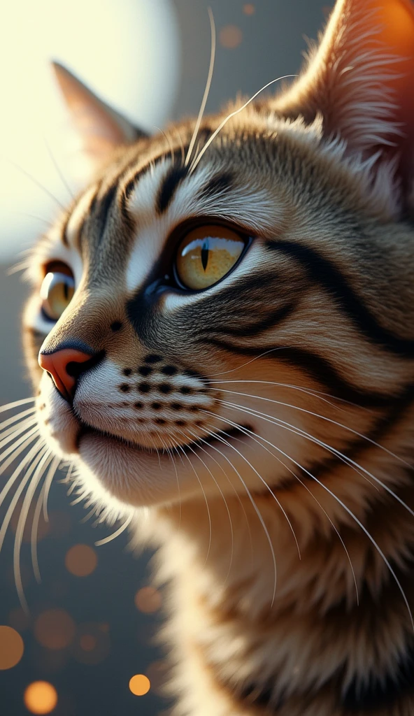 Photo quality Ultra-Real((Spaceship)) ((Close-up)) ((Cat 3 horses)) Spaceshipの中から見送る宇宙飛行士猫 Mageddon