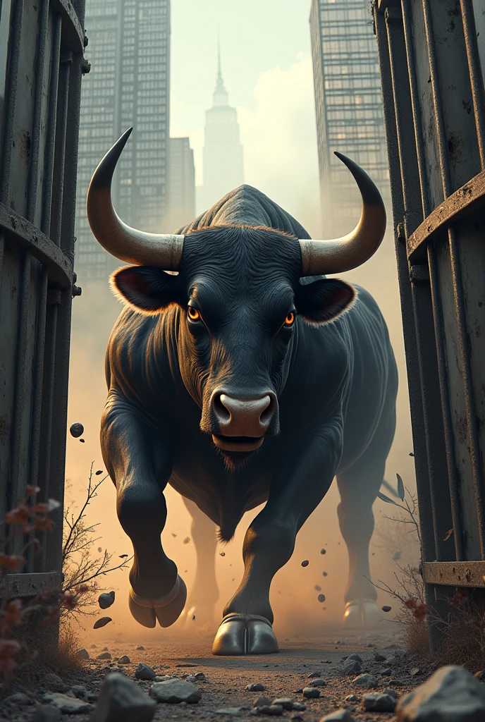 Bull brakes 2800 gate of stock market