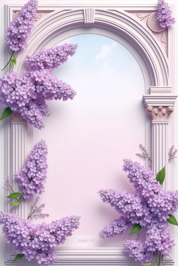 Wallpaper Lilac collage about architecture aesthetic and girly