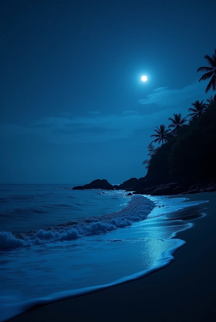 A coastal town in kerala with bioluminescence, not so crowded.... In day time