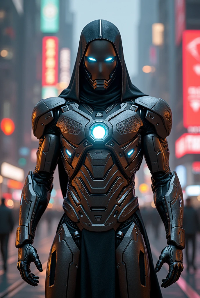 Ironman superhero costume he is a Muslim