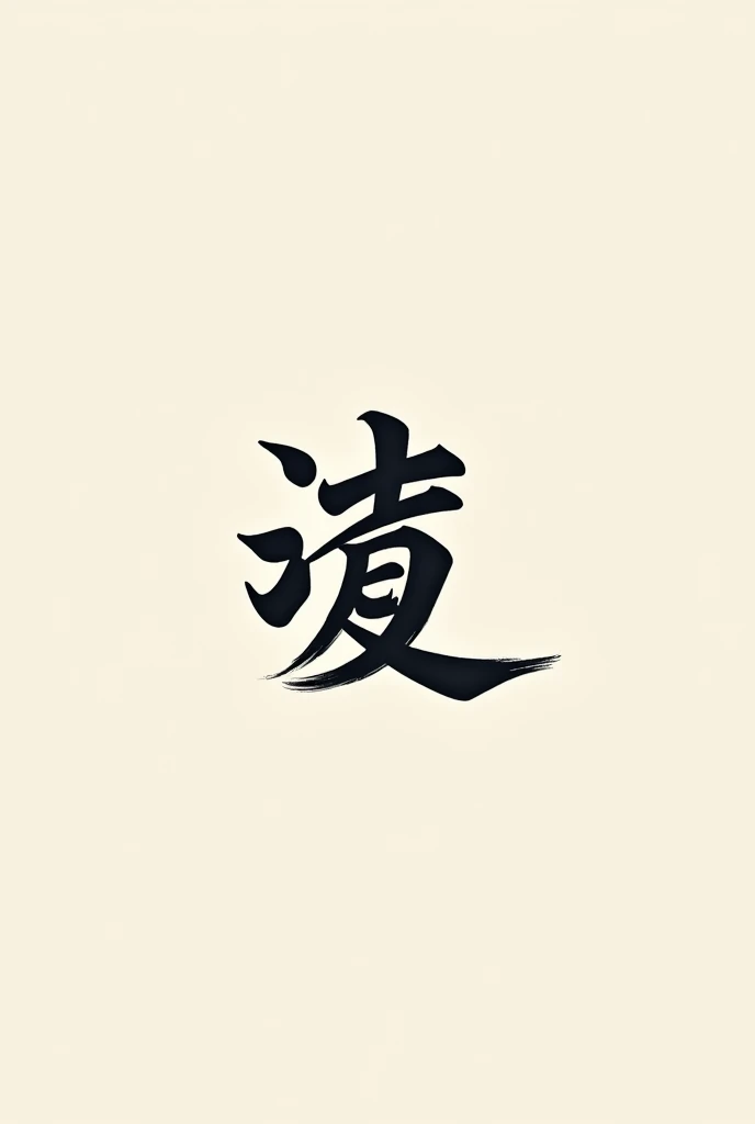 Aikido dojo logo with the character &quot;Shunsui&quot; and a design that is easy for anyone to draw

