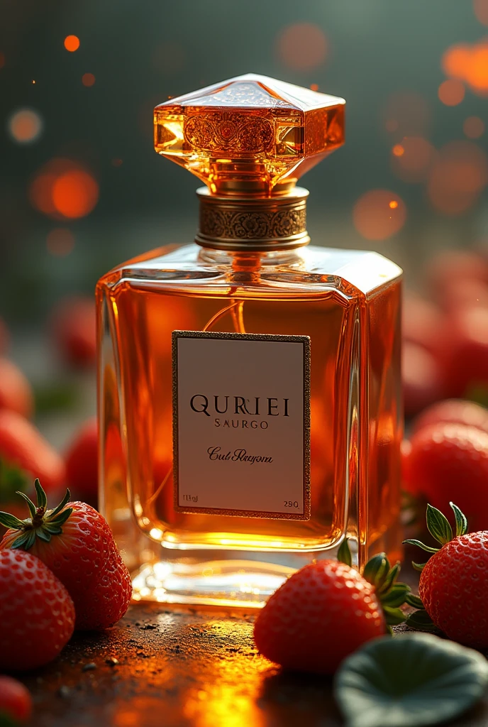Perfume for elegant and seductive women, with luxury bottle, Unique with fruity notes and wild flowers