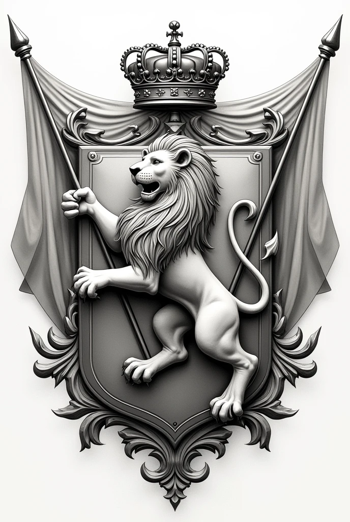 1. **Hernandez**: You can represent this with a design that includes a coat of arms or a flag.. El nombre Hernandez tiene connotaciones nobles en algunos contextos, so a shield with elements like a crown or a tower might be appropriate.
2. **Perez**: This surname may be associated with elements of protection and strength.. You can incorporate a tower or a fortress into the drawing to symbolize strength and protection..
3. **From Leon**: This surname suggests the image of a lion, which can be the central element of the design. A rampant lion (in an upright position) can be in the center of the drawing, with a detailed and majestic mane.
Combine these elements into a single design to represent the heritage and history that your last names carry..