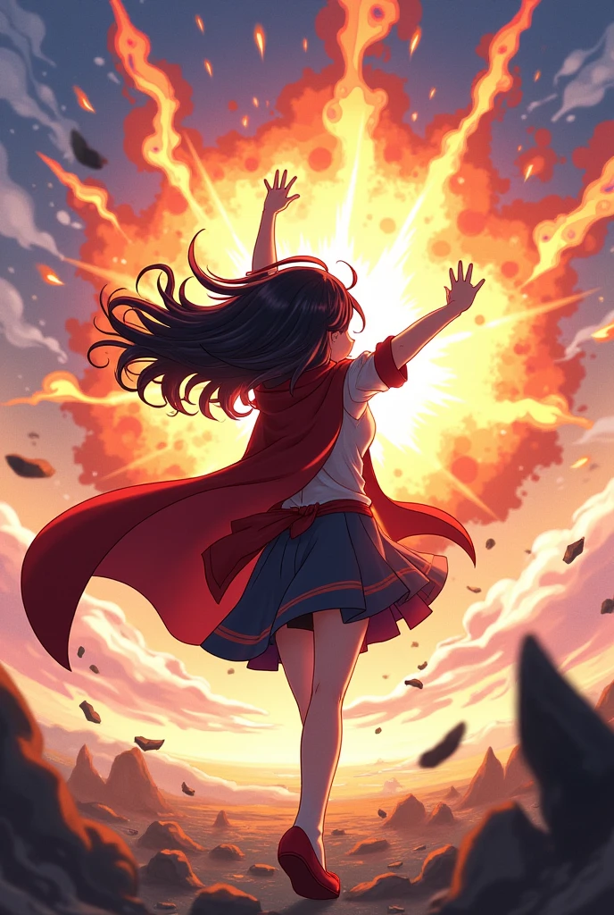 Megumin tits in the air