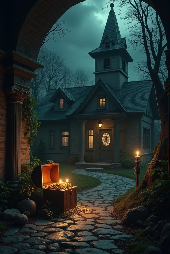 Treasures in haunted house