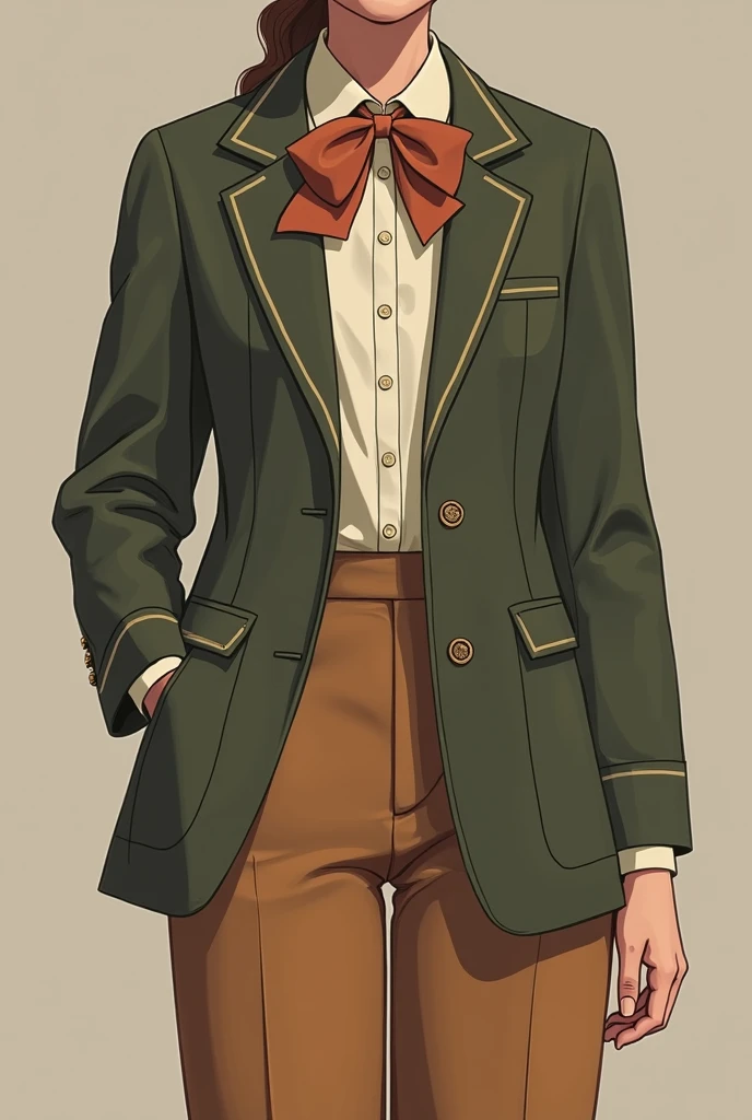 can you help create a teachers uniform design for male and female with the following colors . Use any colors AND or EARTH COLORS