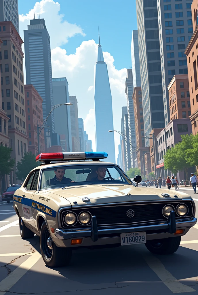 A police patrol with the name ALTAMIRA VIGILANCE 