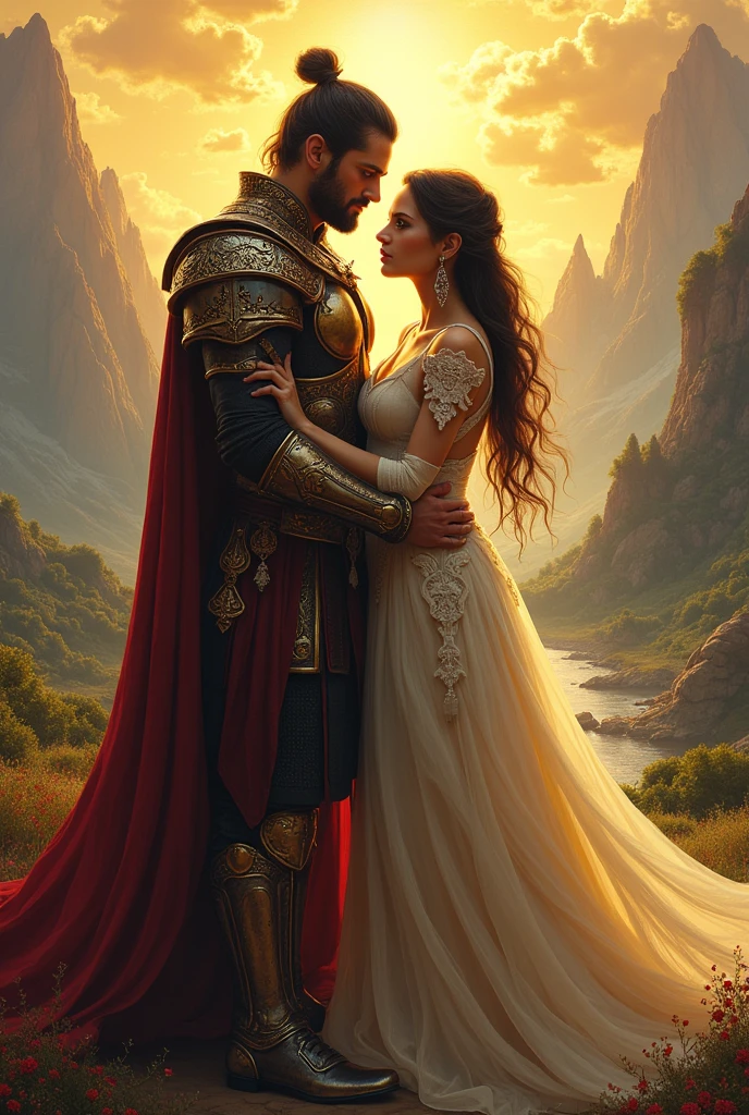 Fanarts of the main couple from the book The Land of the Golden Ones