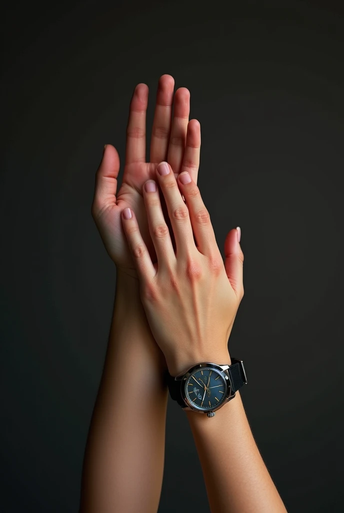 Hands veiny with watch ⌚