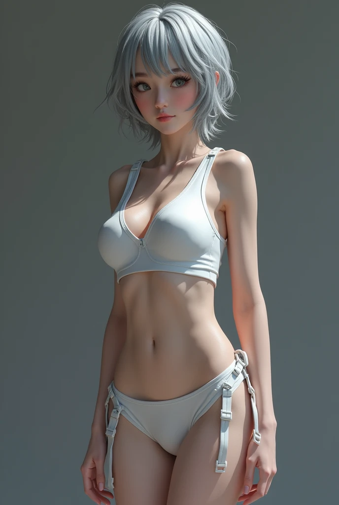 score_9, score_8_up, score_7_up,source_anime, high res image,masterpiece,best quality,girl,cute face,clear skin,arlecchino_genshin,panties,simple_background,