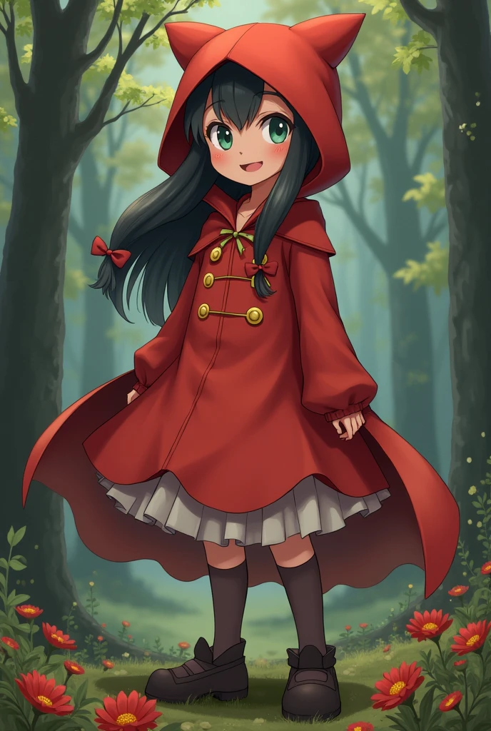 May from Pokémon as Red riding hood with dick