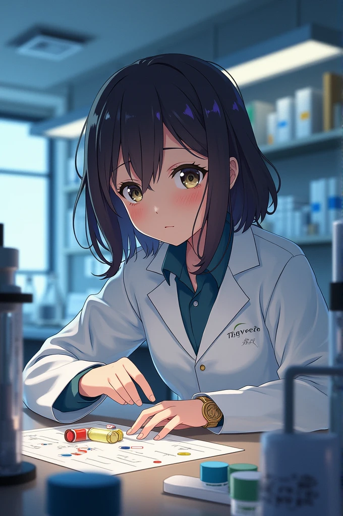 Renko Usami conducting research