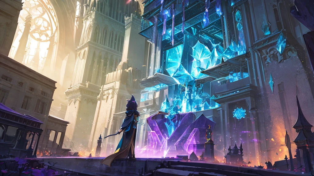 In the twilight city of Lumina, nestled deep within the enchanted Eldoria Forest, an ancient crystal that powers the city's magic is fading. Strange creatures are emerging, and the once-harmonious inhabitants are facing an encroaching darkness. As a young mage with a unique ability to manipulate the crystal's energy, you must uncover the cause of the crystal's dimming and restore balance. Your quest will lead you through magical forests, forgotten ruins, and shadowy realms. Can you save Lumina from impending darkness