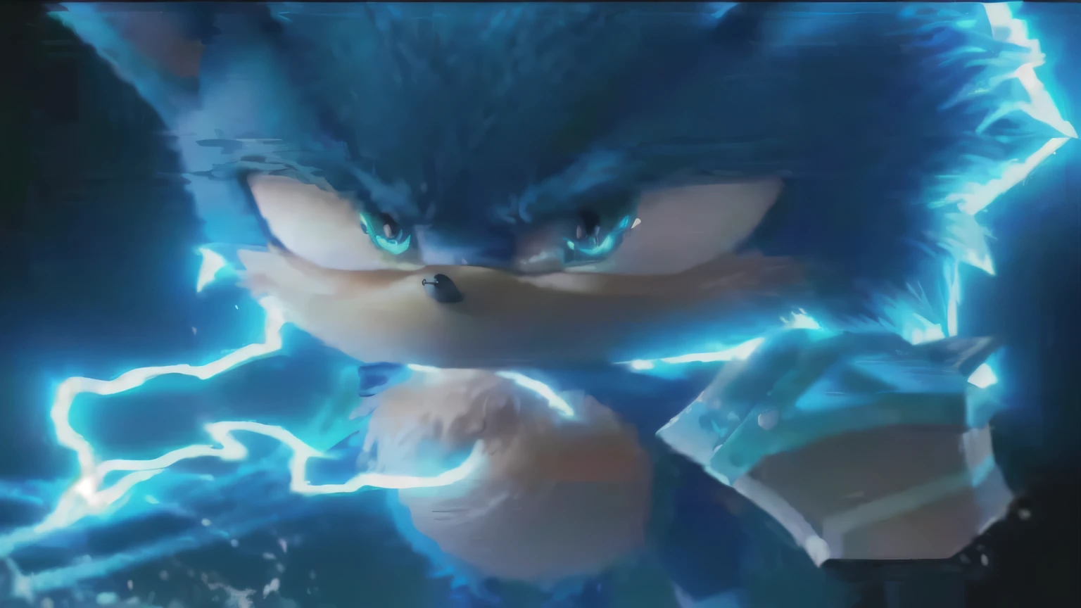 sonic the hedge is ready to strike in the dark, in the new action-movie sonic, sonic the hedgehog in a surreal, movie sonic, sonic looks like he is shocked, sonic the hedgehog, sonic hedgehog, from sonic, sonic power, portrait of sonic the hedgehog, sonic game, sonic, an anthropomorphic blue hedgehog, super saiyan sonic movie poster