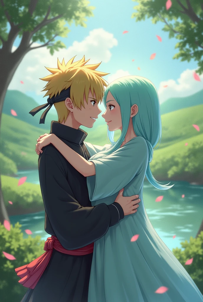 Naruto kissing rimuru

