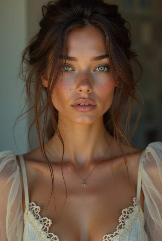 Human female good looking and masterpiece