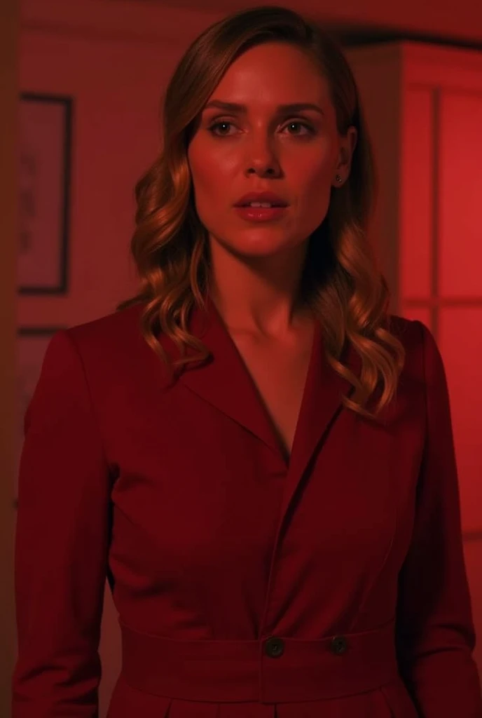 Elizabeth Olsen in doctor strange hot pics in red