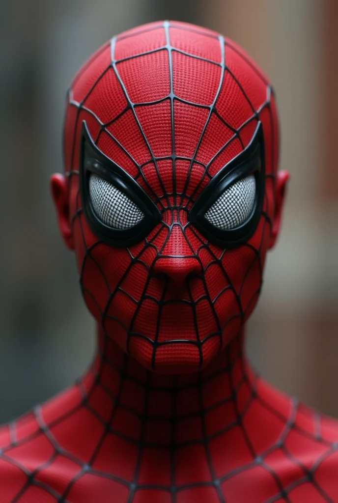 My face like spider man 