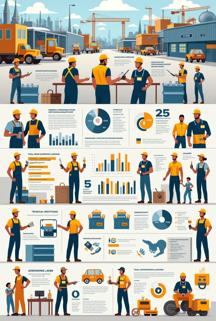Make me a technical vocational infographic