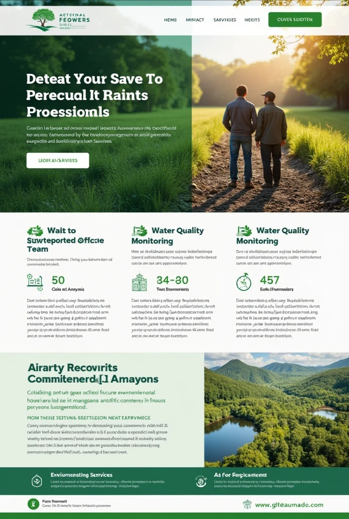 advertising, Professional services, environmental impact studies, land measurements