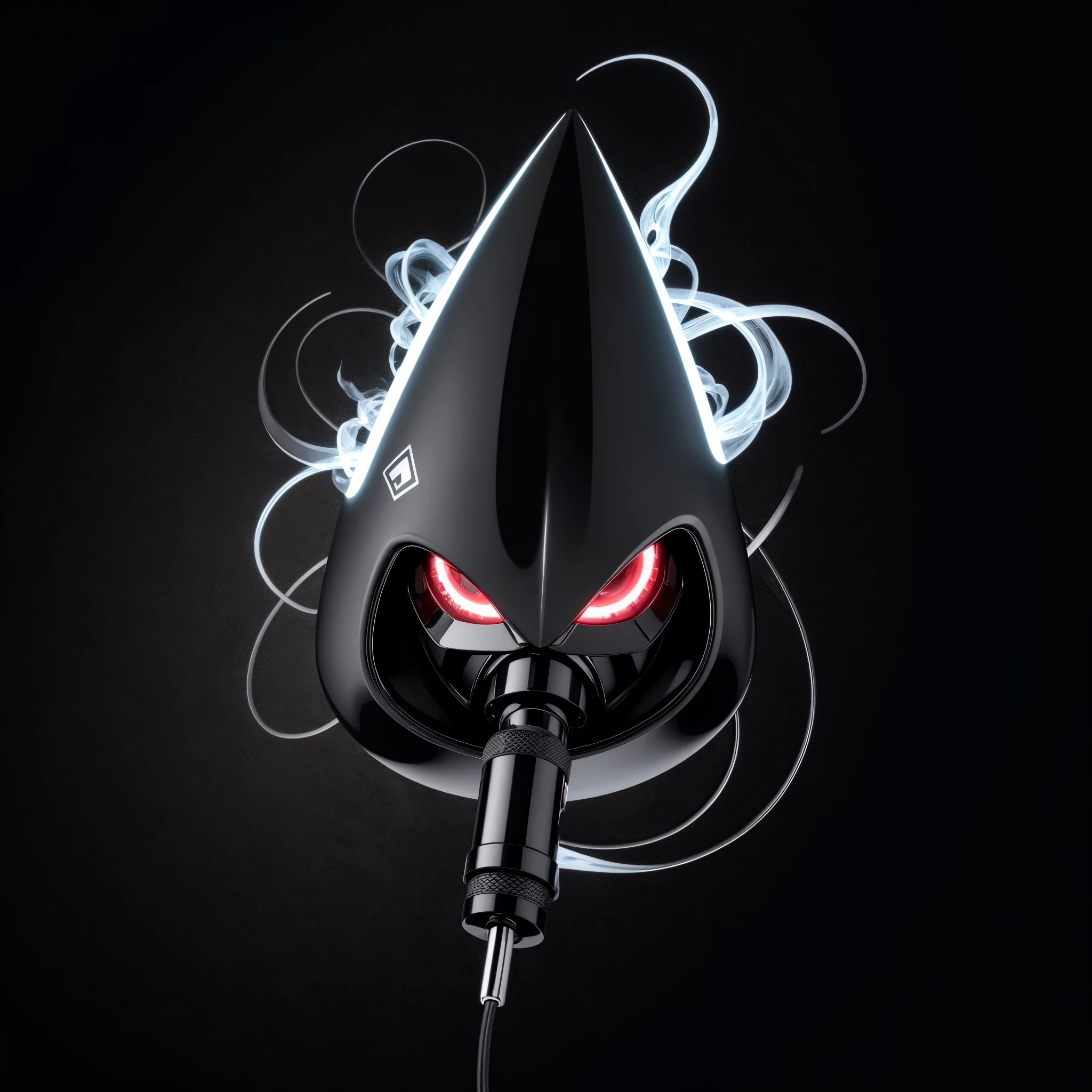 A logo of a black squid holding an e-cigarette with the name Squid -A under the logo.