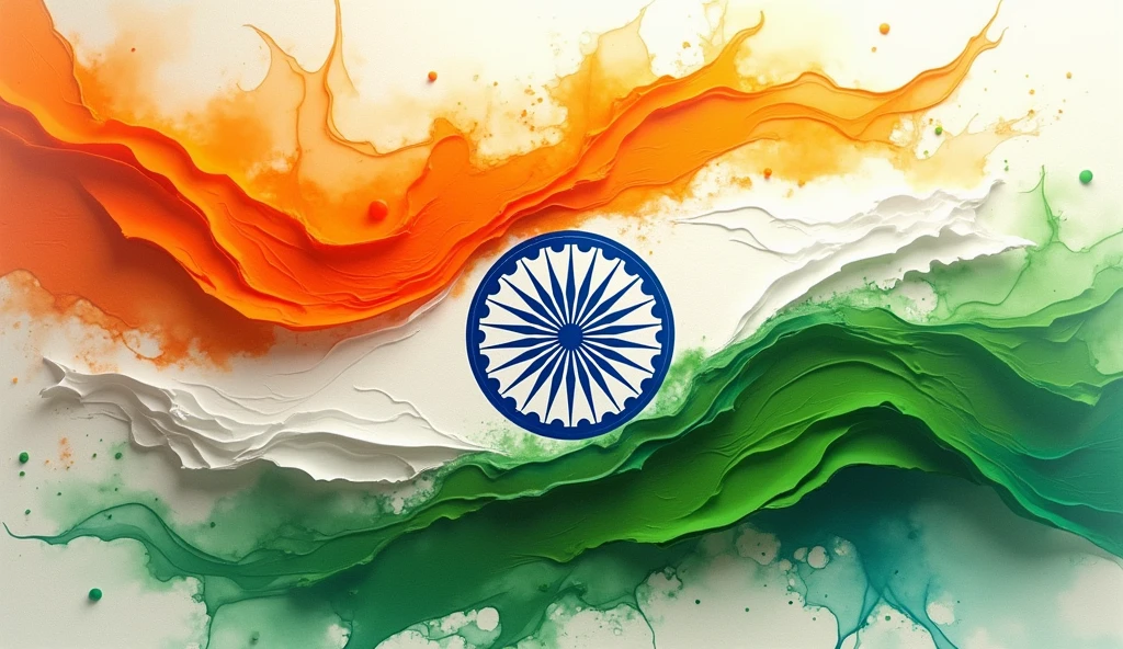 Make a detailed image on independence day of india
