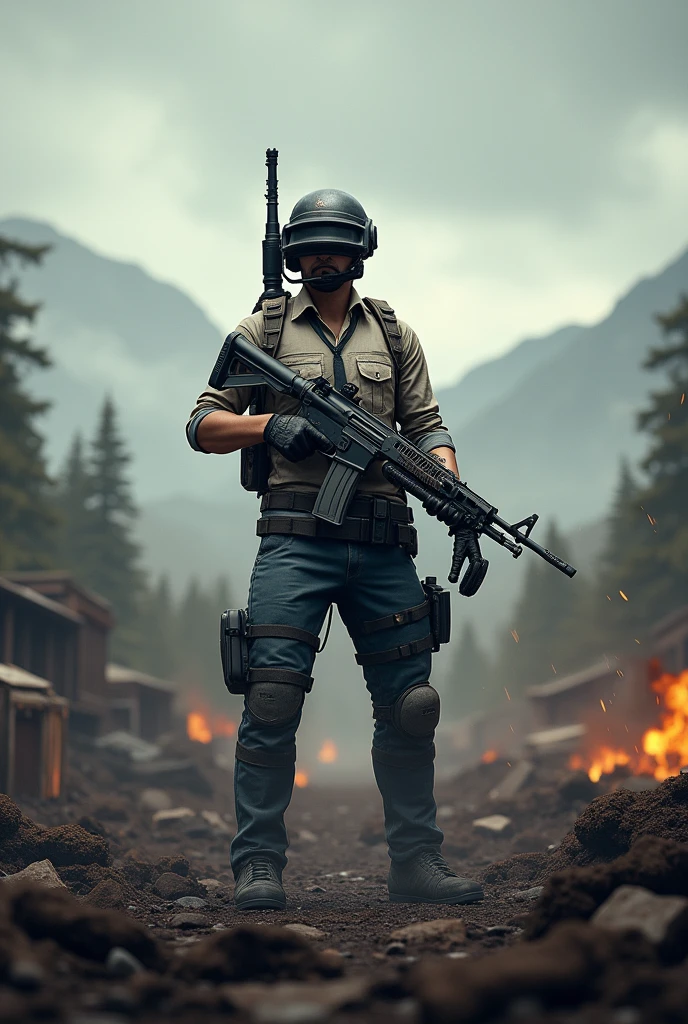 Creat a pubg thumbnail for youtube
