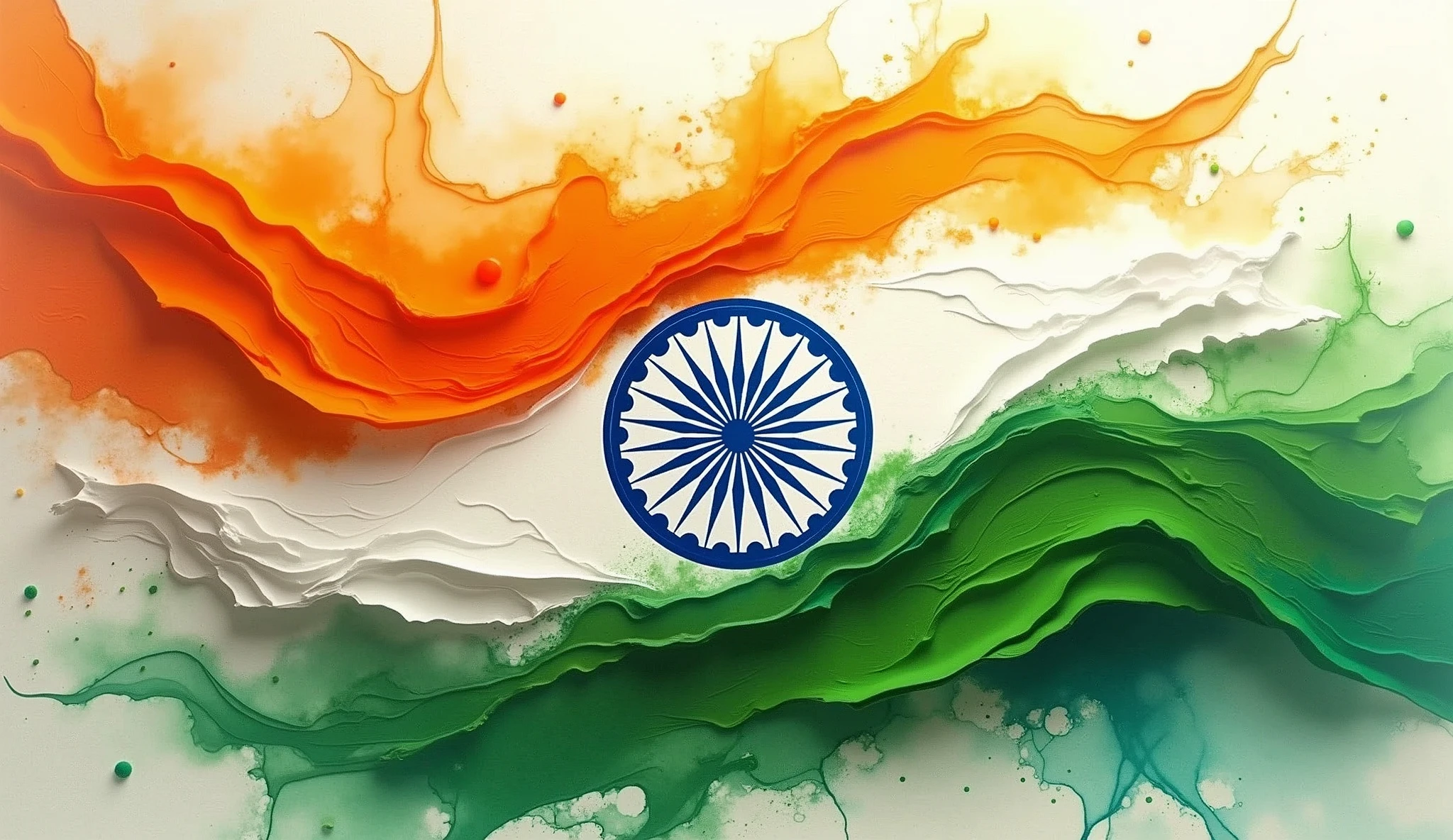 Make a detailed image on independence day of india