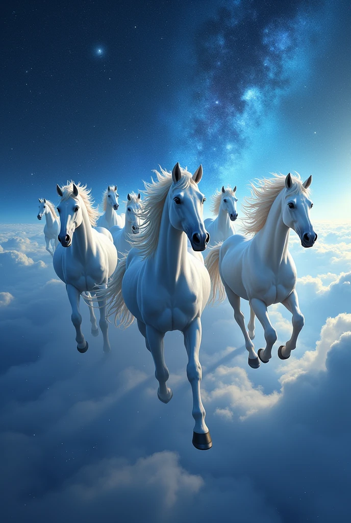 Seven horse in the sky