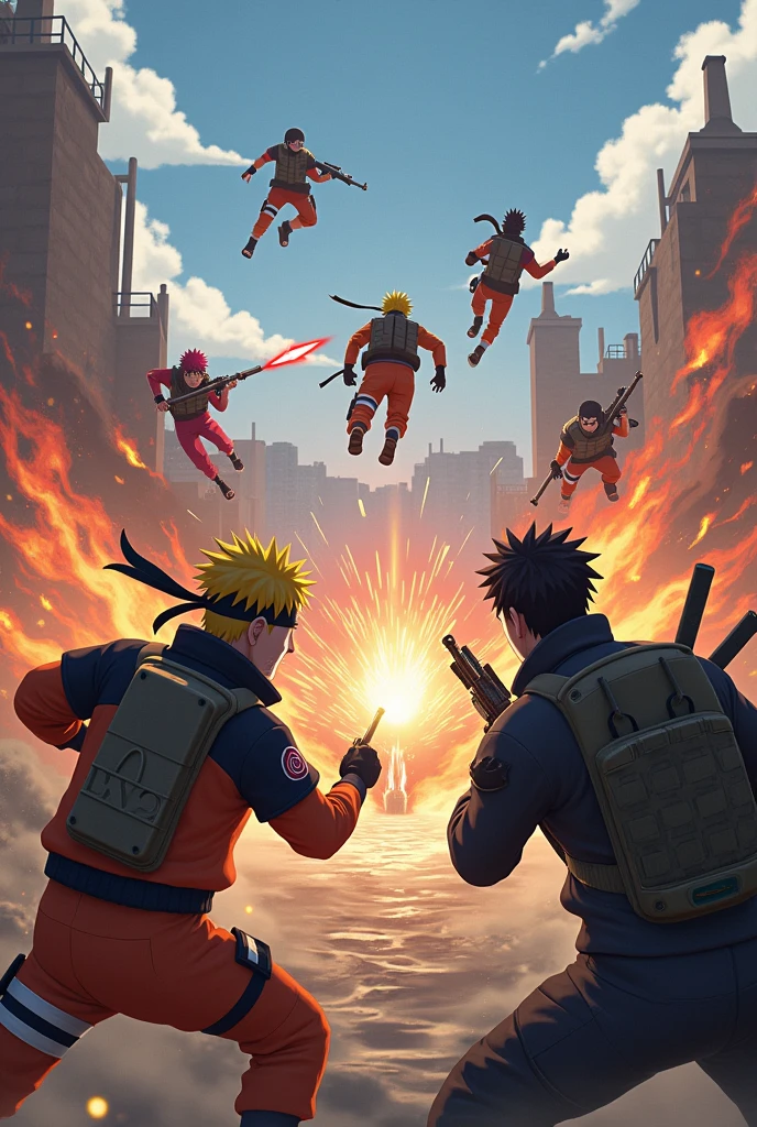 free fire x naruto