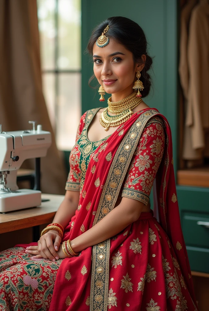 Advertisement for a stitching center named "chanakya" it is also a training center. The name should ne there there should also be written that "we stitch all type of fancy clothes"