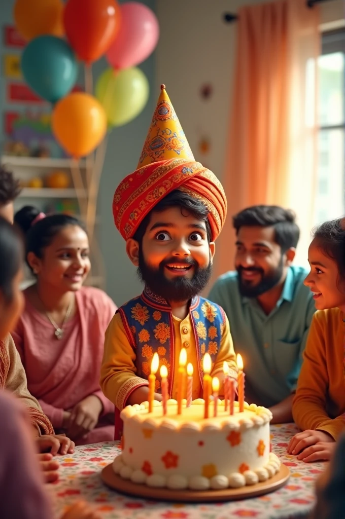 A sikh boy birthday