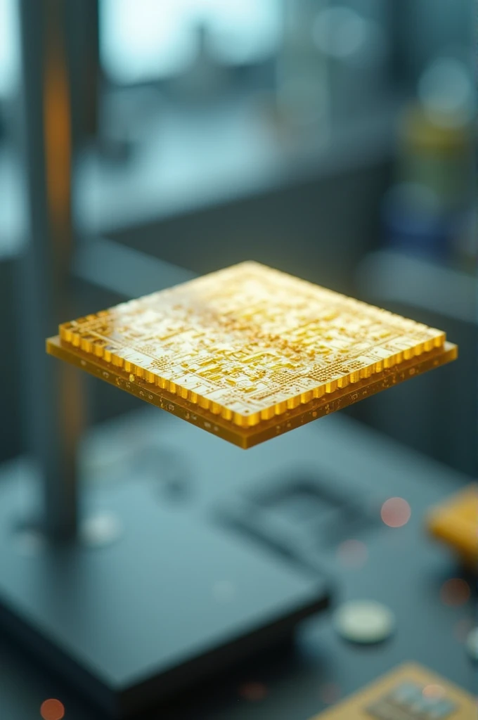 Electronic chip made from banana
