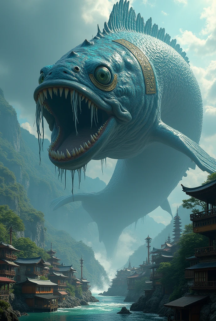 A gigantic catfish beneath the Japanese archipelago goes on a rampage、"Prepare for a super-large earthquake"Writing the word、