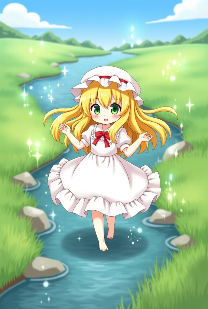 Touhou Project Rumia is cute　Yellow Hair