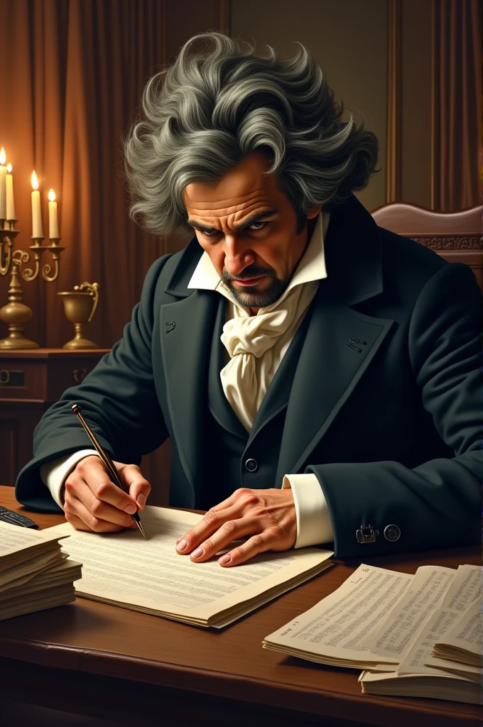 Welcome to English Stories Store!** Today, we're thrilled to present the remarkable story of Ludwig van Beethoven, one of the most influential composers in history.