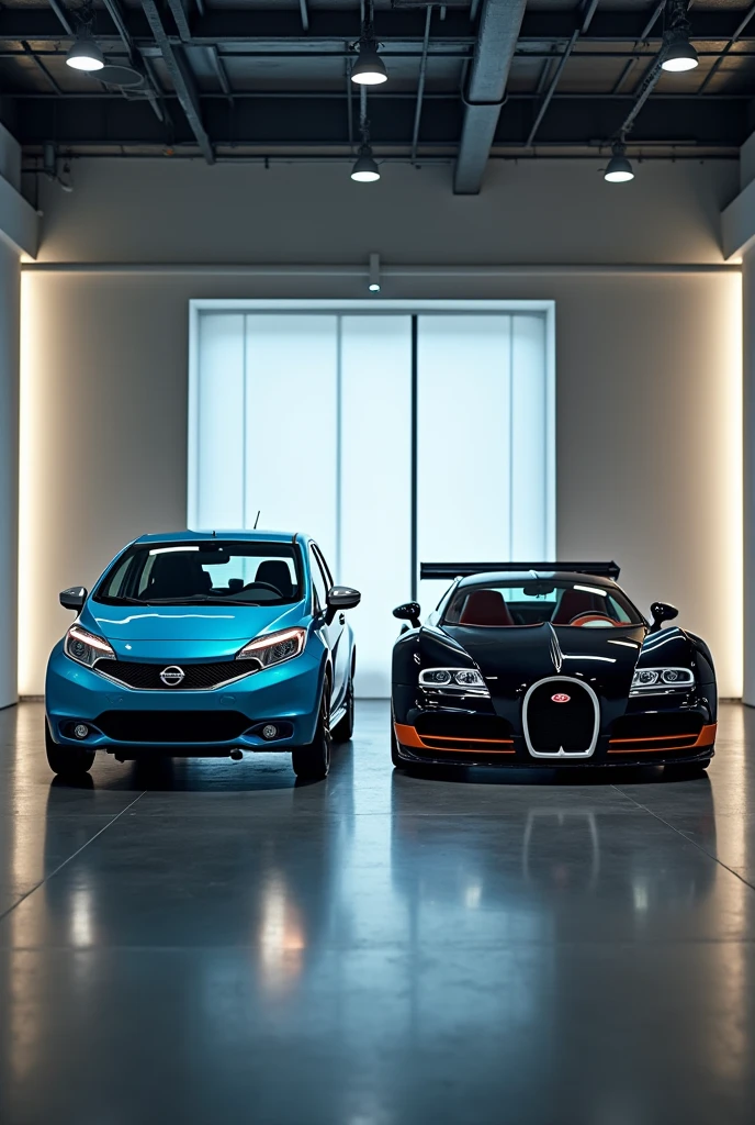 Nissan versa 2015 vs buggati varon
