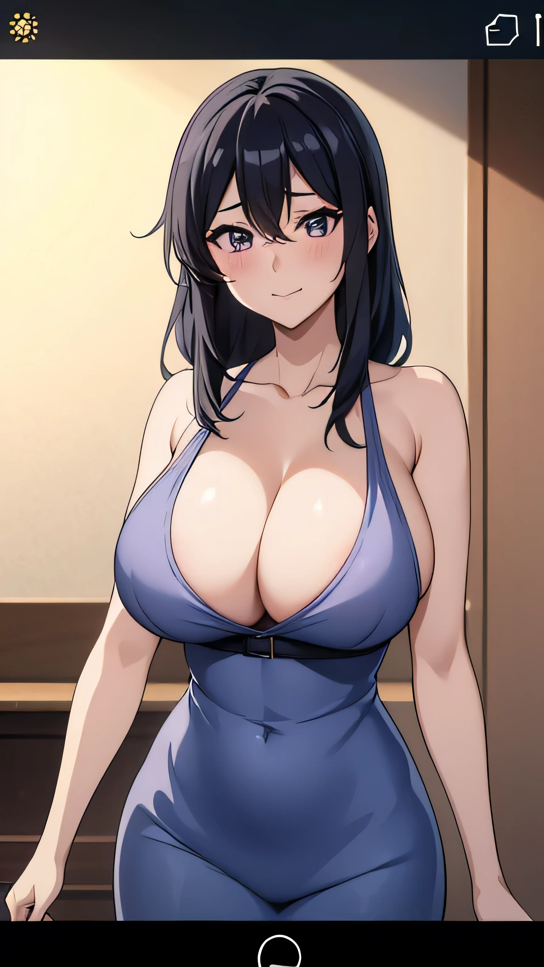 (((masterpiece))),fuyumi itadori, Anime girl characters, 1girl, solo, looking at viewer, medium hair, cleavage, closed mouth, collarbone,Naked, tall girl, horny, big ass, beautiful face,Charming, anime visual of a cute girl, screenshot from the anime film, & her expression is solemn, ahegao face, in the anime film, in an anime, anime visual of a young woman, she has a cute expressive face, still from anime, perfect breasts, she is tall, All bodies visible, ahegao face, the face is ahegao, she is horny, A perverted face, she so perverted, she smile so perverted, hd picture, 4k quality, details of the face is so good, bigger breasts,