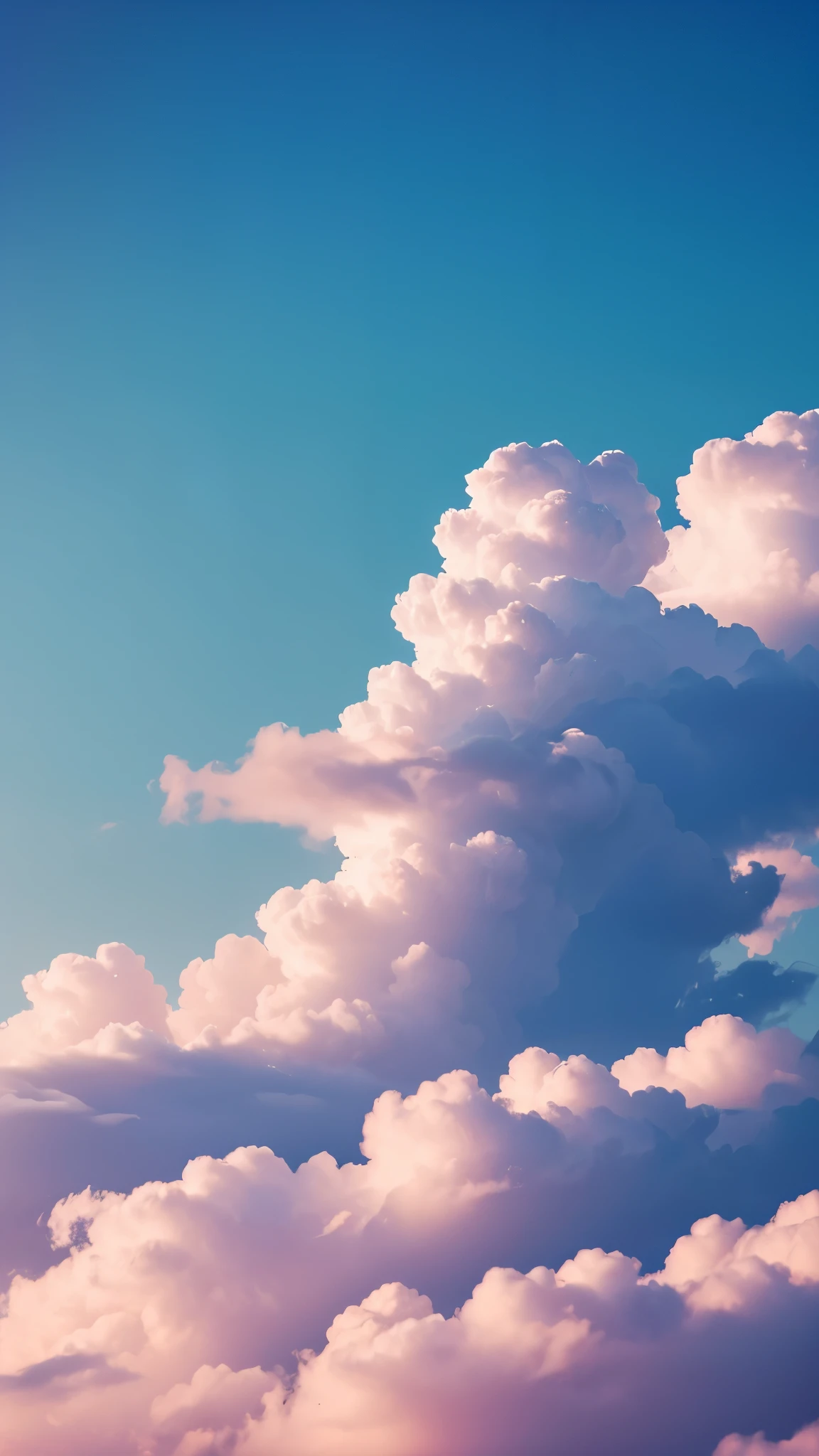 Aesthetic wallpaper with clear sky, 8k , oc rendering, 