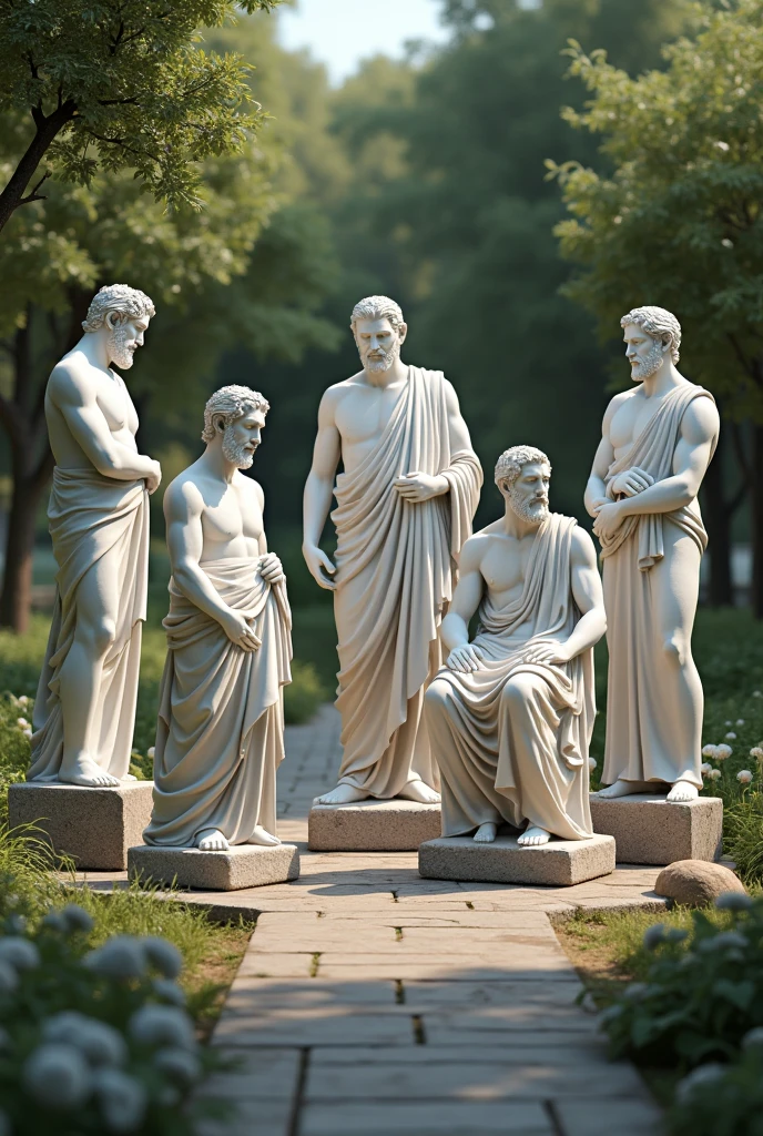 10 Stoic Statues