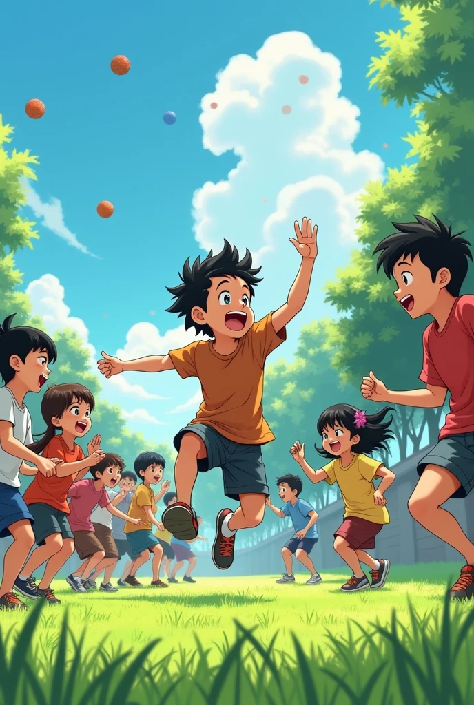18 YEAR OLD ANIME BOYS AND GIRLS PLAYING Langdi