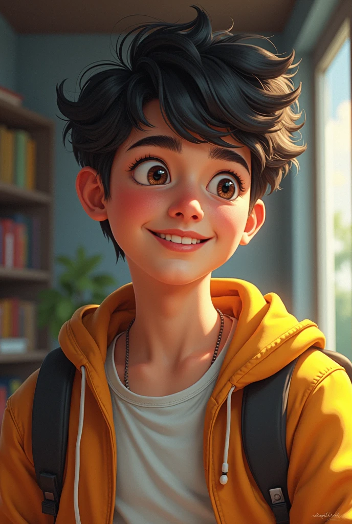 Make a 20 year old student image 