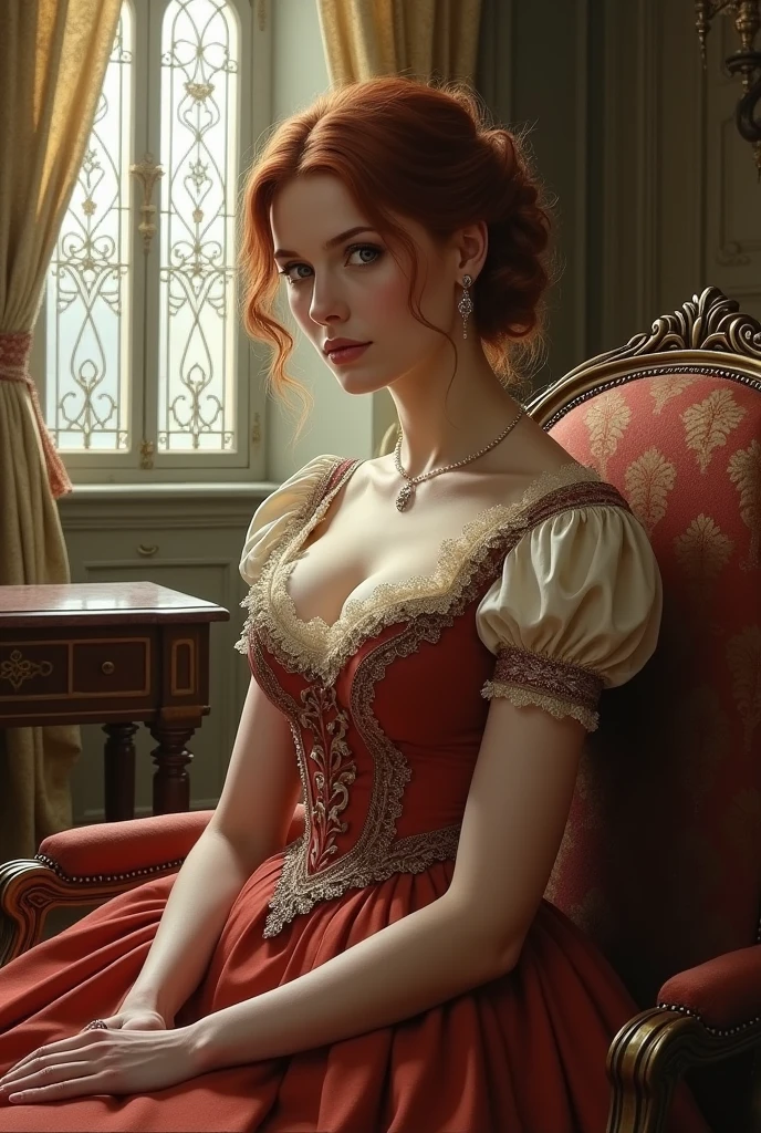 Claire Redfield as a Noble woman from the Victorian Era