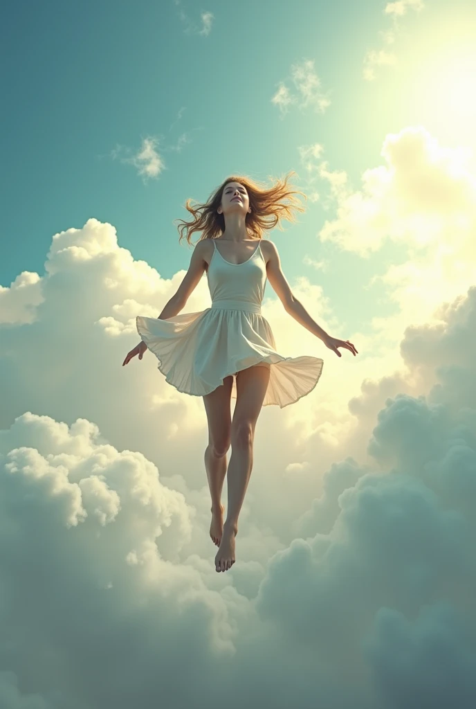 IMAGINE the woman flying