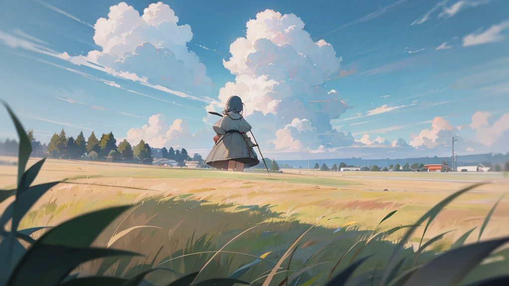 Grass、grey、cloudy、perish、background